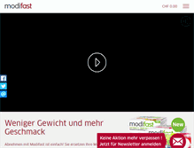 Tablet Screenshot of modifast.ch